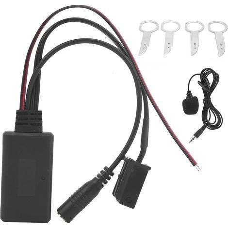Adaptador de audio Bluetooth 5.0 , kit manos libres AUX con micrófono de 8 pines para estéreo de CD Ford 5000/6000 (1/5)