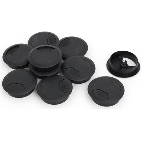 Câble d'alimentation en tissu résistant à l'eau pour ordinateur, avec couvercle noir, 53mm, (1/3)