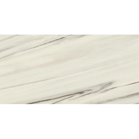 Carrelage effet Marbre Blanc Aurora 150x75x0,9 cm Mat Magnaro - Sol et mur intérieur (vendu par carton de 2,25 m²) - RO'MA CARRELAGE