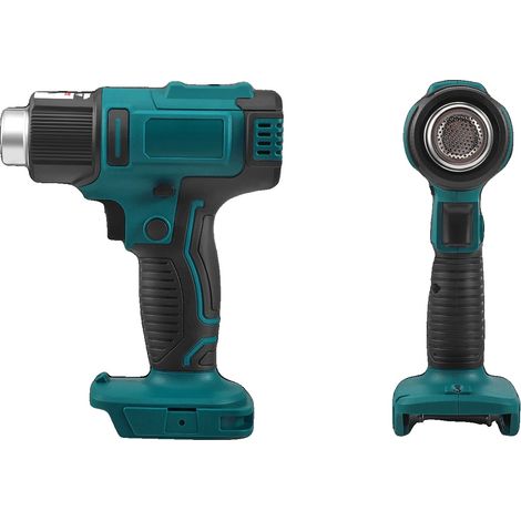 Pistolet à chaleur sans fil, chauffage rapide, kit de buses polyvalent, Bleu (1/2)