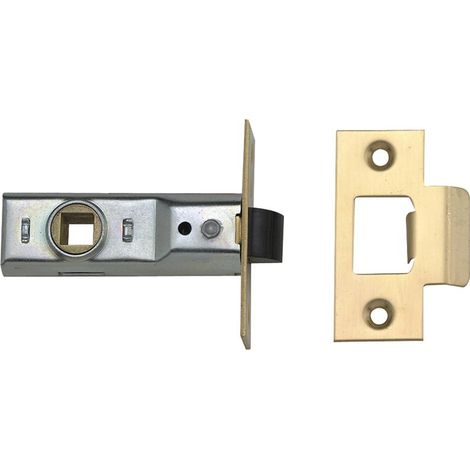 Yale Locks M888 Tubular Mortice Latch 64Mm 2.5 In Polished Brass Pack Of 3