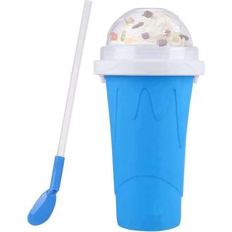 JOORRTTik Tok Slushie Maker Cup, Slush Maker Ice Cup Frozen Magic Squeeze Cup Cooling Maker Cup Freeze Mug Milkshake Smoothie Cup, Portable Squeeze Ice Cup (1/3)
