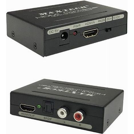 Trade Shop - 4k Hdmi 2x Rca Video Hdmi Video Hdmi Rca Video Maxtech Hd-hflr Extractor De Video Maxtech - (1/3)