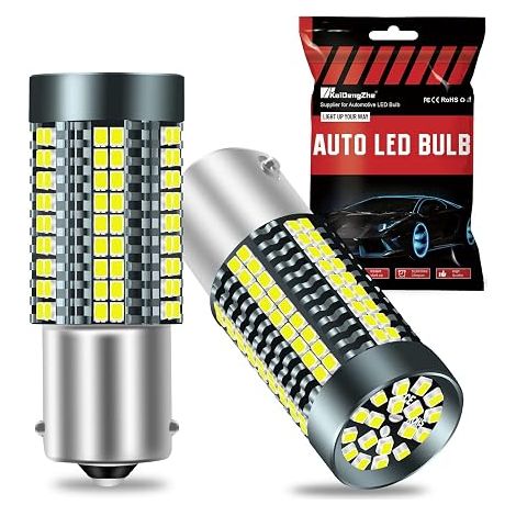 BA15S 1156 LED pour Feu de Recul, 3020-126SMD Blanc 3200LM 25W pour 7506 1141 P21W Ampoule LED de Rechange pour Feux de Stationnement de Frein Arrière et DRL (1/5)