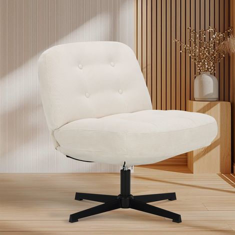 COLAMY Office Chair – Ergonomic Desk Chair with Wide Memory Foam Seat, Comfortable Support for Office & Home Use – White (1/5)