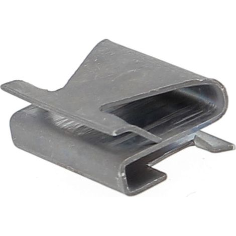 Clip Double S Tole 0.8-1.7Mm X 2 Acier Zinc Nickel Gris 053 142 001