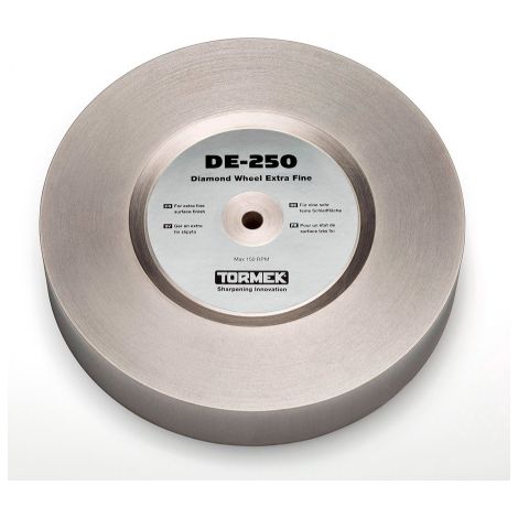 Meule à touret diamant 250 mm – Grain 1200 pour affûtage précis – Compatible Tormek T-8, T-7 – Pour acier, céramique et carbure - DE-250