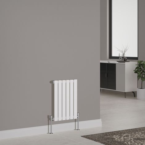 Designer Radiator Flat Panel Central Heating Rads Horizontal Single 600x408mm White (1/5)