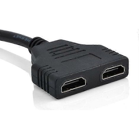 Répartiteur HDMI 2 ports 1080p 1x2, commutateur TV HD, 1 entrée vers 2 sorties V1H0, double affichage 26s (1/5)
