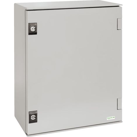 PanelSet PLM - Scatola in poliestere 847x636x300 con telaio metallico - IP66 RAL 7035 - NSYPLM86PG