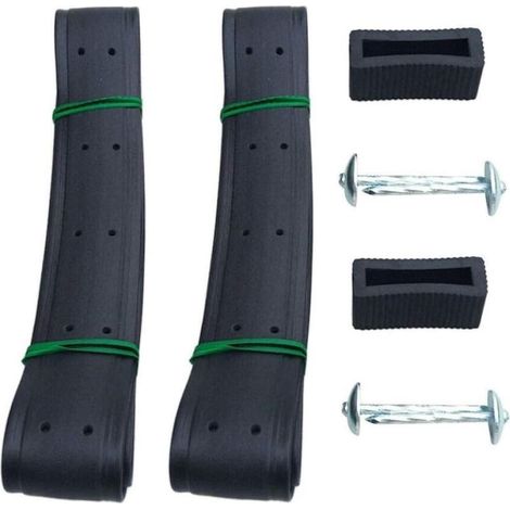 2 Pièces 90cm Attaches D'arbres, 3,8cm À Toute épreuve Pièges à Arbres Réglables pour Arbuste d'arbre De Support (Noir) (1/5)