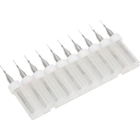 10 pièces kit nettoyage buse imprimante 3D : forets 0,2 mm et aiguilles débouchantes, accessoires entretien (1/5)