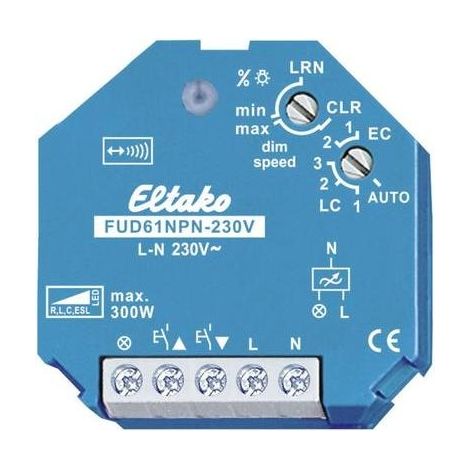 FUD61NPN-230V Eltako sans fil Actionneur variateur encastré