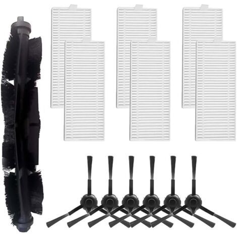 ALLIANDISFOREHILL Set di 13 spazzole laterali principali per robot aspirapolvere Tapo RV10 RV30, 1 spazzola a rullo principale, 6 filtri, 6 spazzole (1/5)