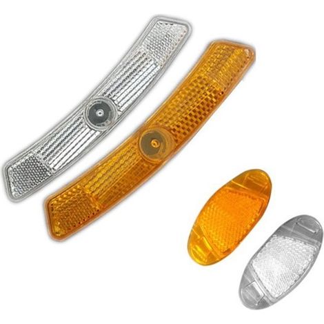 Catarifrangenti per raggi per una maggiore sicurezza in bicicletta di notte, 4 pezzi. Accessori per bicicletta. Catarifrangenti per raggi per una maggiore sicurezza. (1/4)