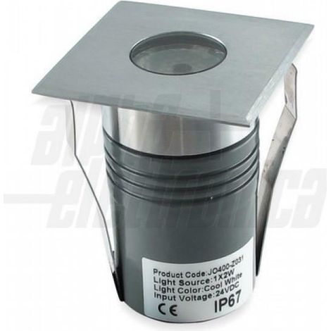 Led-einbaustrahler 24vdc rgb ip67 jo400rgb jo400/1rgb