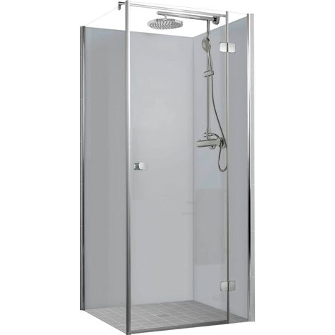 [PRODUIT D'OCCASION] [JAMAIS UTILISÉ] Panneau mural Gris argenté, Schulte, Lot de 3 Panneaux muraux 90 x 210 cm 2ème choix (1/4)