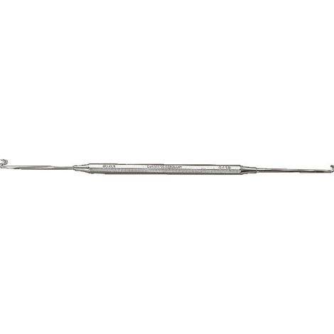 Bahco 5418 Gancio a molla e a cavo a due lati, in acciaio inox, 165 mm (1/2)