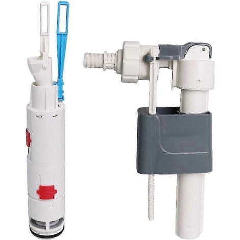 Entrée d'eau et soupape de chasse d'eau encastrées G38 pouces pour toilettes suspendues, compatibles avec les réservoirs WDI WH053, WH063 et WH050D. Accessoires pour réservoir HF. (1/5)