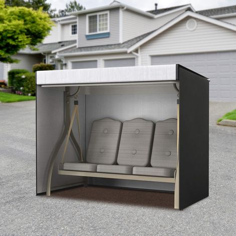 2-3 Seater Swing Cover Garden Hammock Canopy Chair Seat Cover Waterproof Outdoor