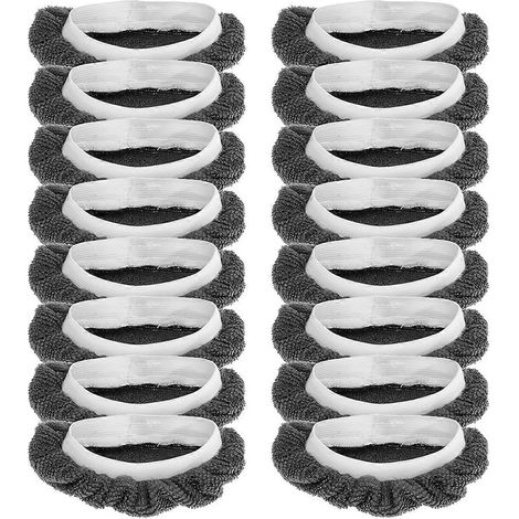 Washable Steam Cleaner Pads for Handheld Steam Cleaner-Gray- (1/5)
