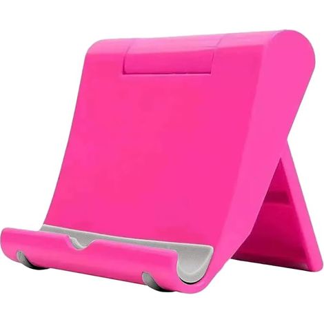 Soporte de escritorio de 2 piezas para teléfono, soporte plegable para tablet, soporte para teléfono móvil, construcción robusta, mesa ajustable para smartphone, accesorios para el hogar, la oficina y (1/4)