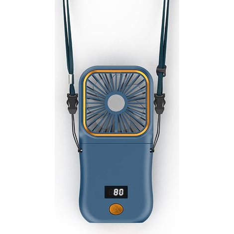 Ventilateur Portable,Ventilateur de Poche à Main,Mini Ventilateur Portatif Rechargeable avec Affichage LED,Petit Ventilateurs