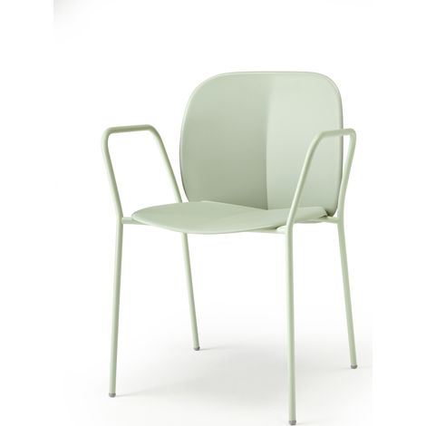 Lot de 2 chaises accoudoirs indoor outdoor Mentha avec (1/4)
