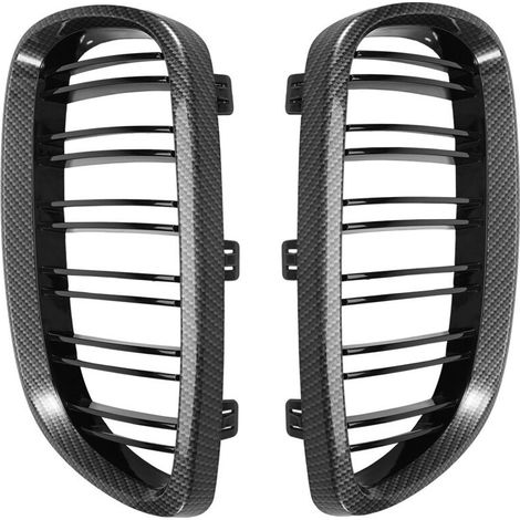 Griglia anteriore in fibra di carbonio (51137157275 51137157276) adatta per E90, E92, E93, M3, 328I, 335I (2007-2011).