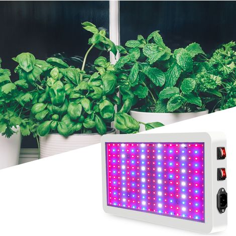 Vollspektrum-LED-Pflanzenlampe mit 216 LEDs, LED-Panel für das vegetative Wachstum von Zimmerpflanzen in hydroponischen Gewächshäusern und während des vollen Wachstums. (1/2)