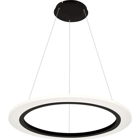 Suspension LED Milagro Cosmo Ø50 noir/blanc 24W 4000K (1/5)