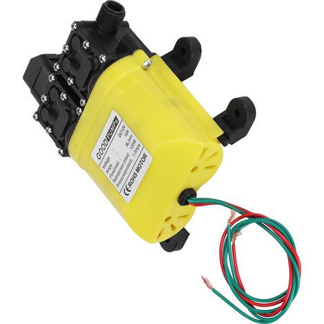 Pompe à eau haute pression 12V 120W 8L avec raccords en cuivre pour injection automatique