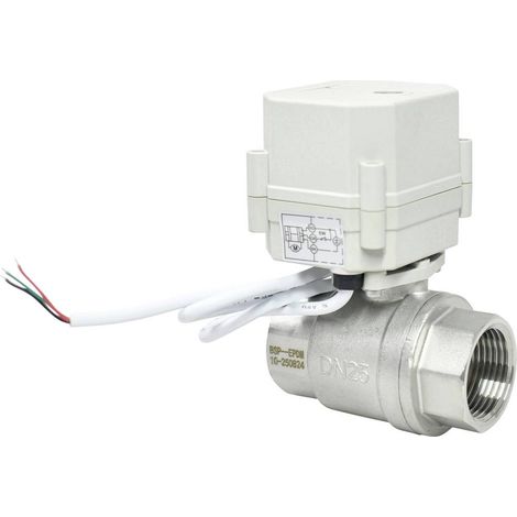 TRU COMPONENTS TC-A20-T25-S2-C/230VAC Vanne à boisseau sphérique bistable 0 à 10 bar (1/4)