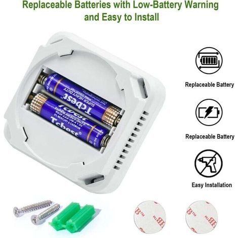 Kohlenmonoxidmelder, tragbarer Kohlenmonoxidmelder mit LCD-Digitalanzeige für unterwegs, UL-gelisteter Kohlenmonoxidmelder mit elektrochemischem Sensor (1/3)