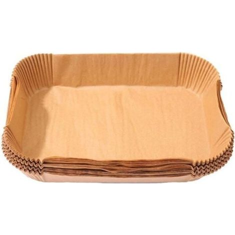 Doublures en papier jetables - Ninja - 100 pièces - Antiadhésif - Pour friteuse à air - Facile à utiliser (1/4)