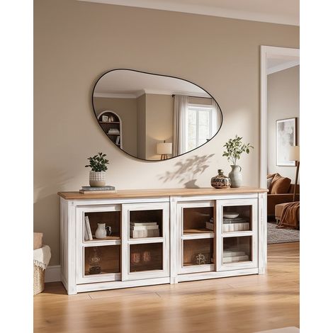 Oxford White - Buffet bas blanc en bois massif (1/5)