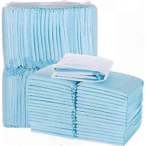 Grand protège-matelas imperméable et absorbant - 50 pièces - 45x60 cm - Réutilisable, convient pour l'incontinence à domicile et en voyage. (1/4)