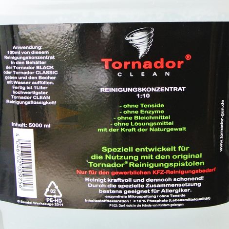 Tornador Tornador-Clean Detergente Concentrato Trasparente 5L (1/2)