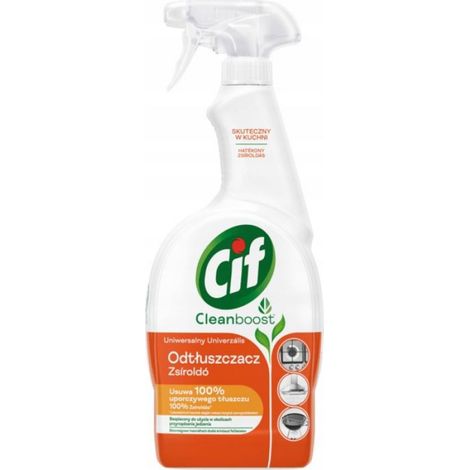 Cif Spray Nettoyant Cuisine 750 Ml Formule Renforcée Ingrédients Naturels Sans Rinçage Pour Surfaces Cuisine ×1