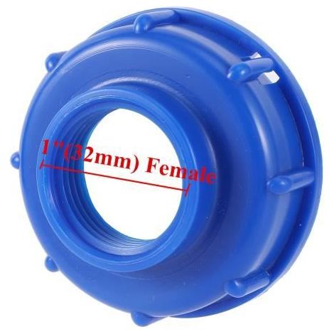 (1 Blau) Tankadapter, Innengewinde, Wasserhahnanschluss, Ventilfüllung, Verbindungswerkzeug für