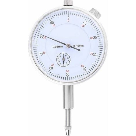 Indicateurs à cadran Métrique Comparateur de Précision 0,01 mm, Plage de 010 mm,54mm (1/5)
