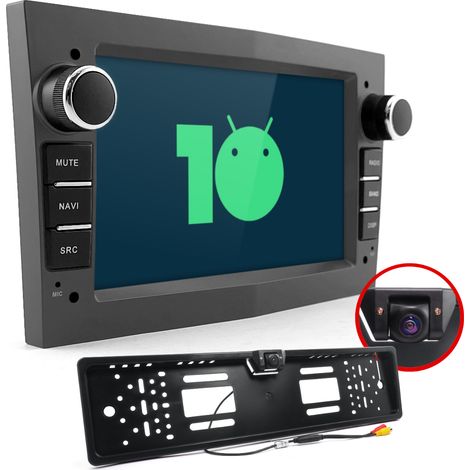 Radio 2GB RAM Opel 7" LCD Navegación GPS Android Auto WiFi GSM Gris Cámara (1/5)