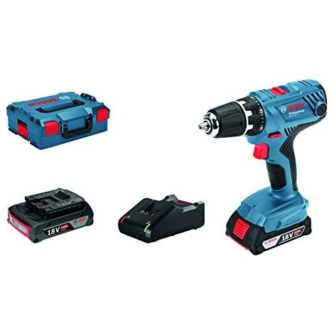 Bosch Avvitatore a batteria GSR 18V-21 / 2x 2,0 Ah batteria + caricabatterie in L-Boxx - 06019H1008 (1/5)