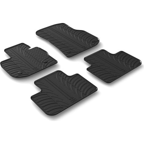 Set tappeti su misura in gomma - compatibile per  Bmw X4 (G02) (04/18) automatico