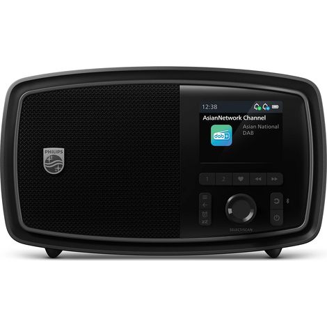 Philips TAV2000DB Portatile Analogico e digitale Nero (1/4)