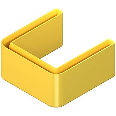 NIEDAX 4013339188390 SKU 5050 CAPUCHON DE PROTECTION POUR TIGE ET RAIL PROFILÉ JAUNE