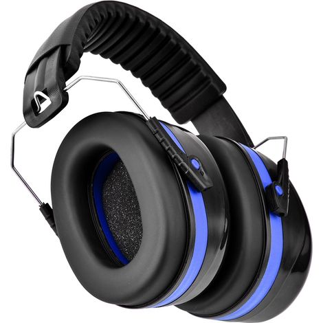 Casque antibruit pour le sport et le sommeil, protection auditive anti-bruit (bleu) (1/5)