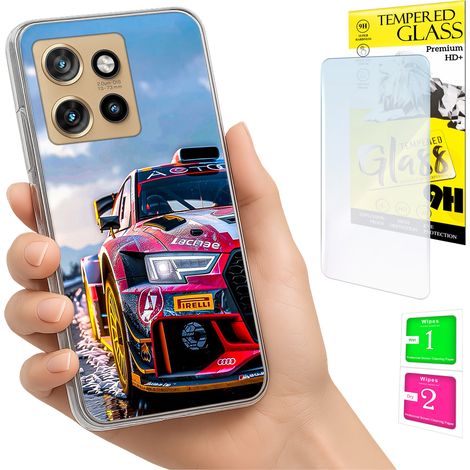 Funda para Motorola Edge 50 Neo con cubierta trasera y cristal 9H. (1/5)