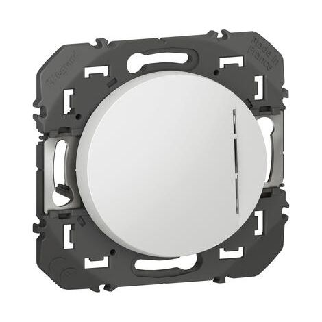 Legrand – Interrupteur va-et-vient DOOXIE 10AX 250V blanc – Fixation à vis – Pour installation encastrée – 600011