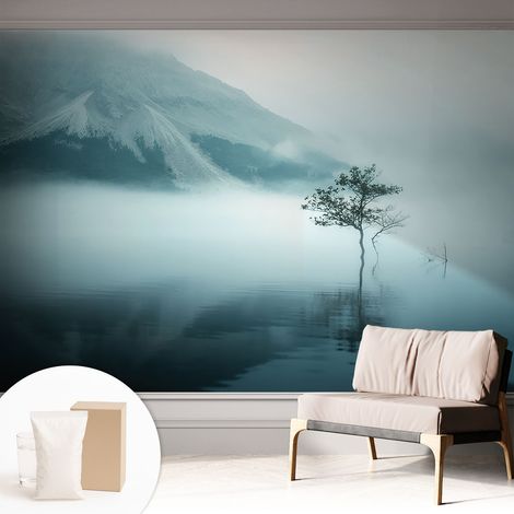Tapete Vliestapete mit Kleber für Wohnzimmer Schlafzimmer Küche - Wanddekoration Mystik der Natur 312x219 cm (1/5)